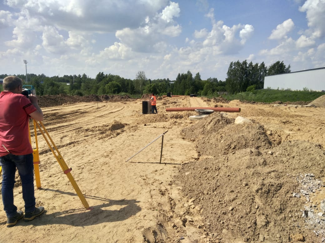 геодезические работы на объекте 